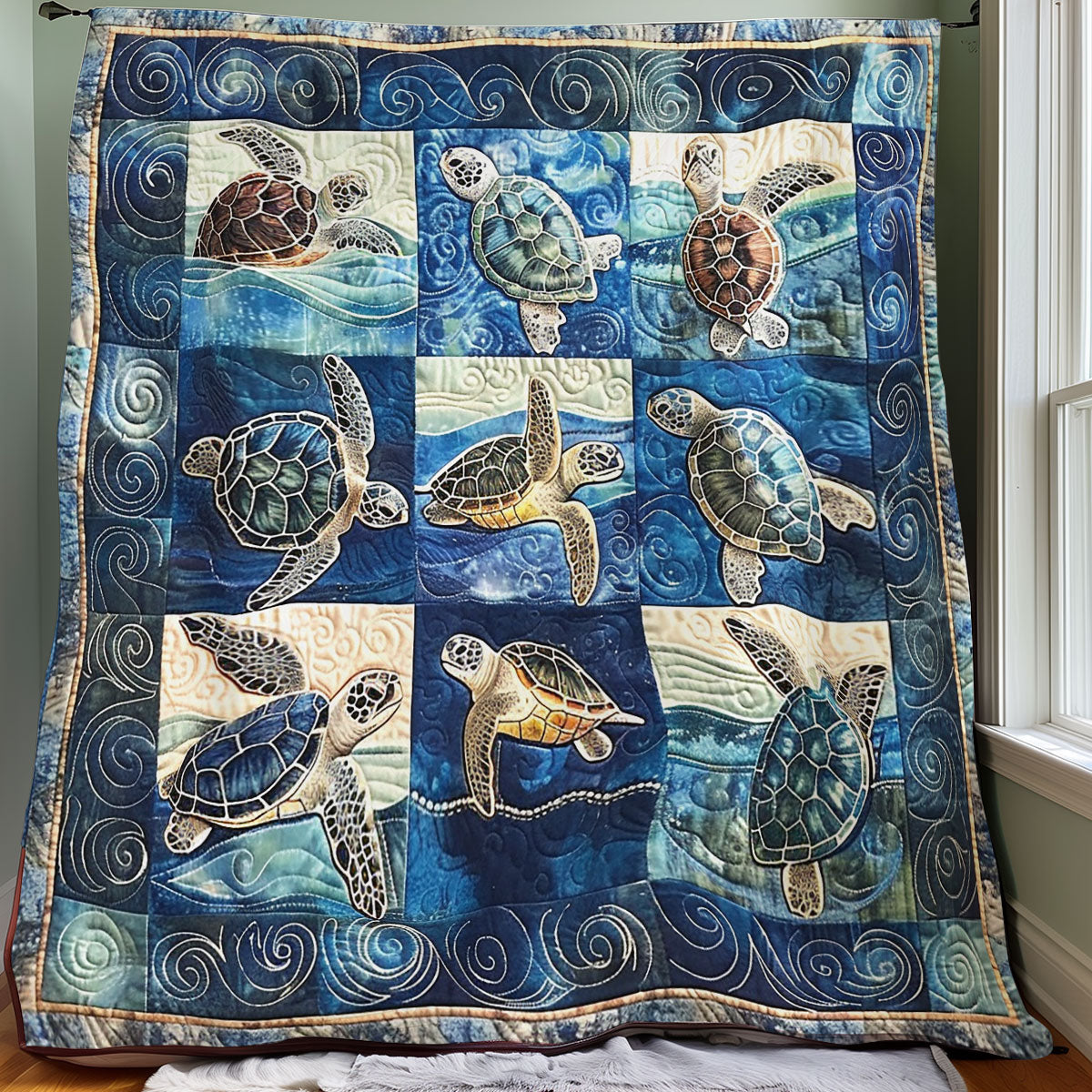 Sea Turtle SR1008018CL Quilt Blanket