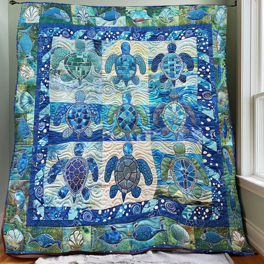 Turtles WM0808028CL Quilt Blanket