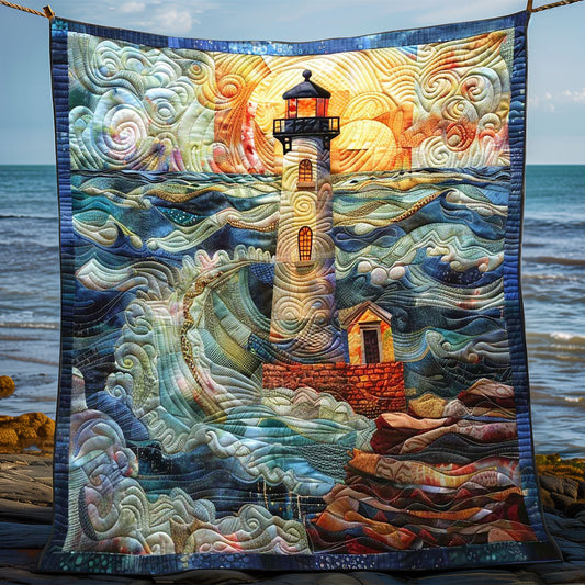 Waves and Beacon WN1008058CL Quilt Blanket