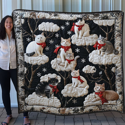 Winter Cat SR1308001CL Quilt Blanket
