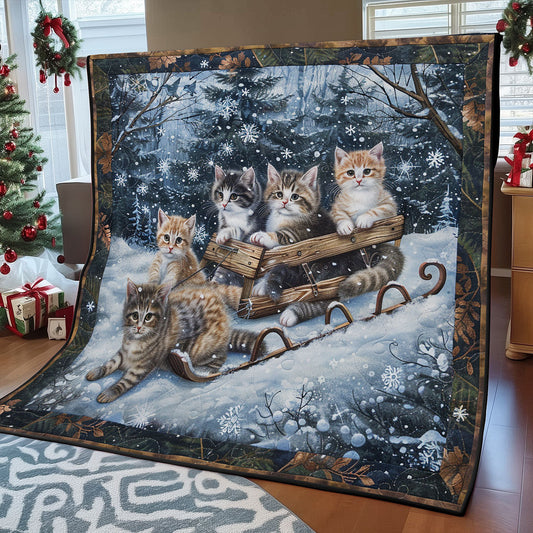 Winter Cat SR1908037CL Quilt Blanket