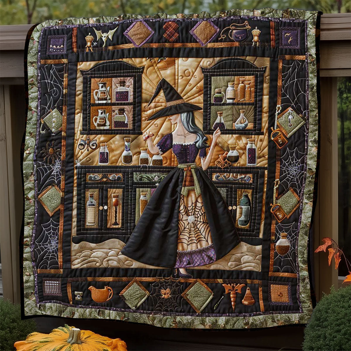 Witch’s Alchemical Secrets WN2808117CL Quilt Blanket