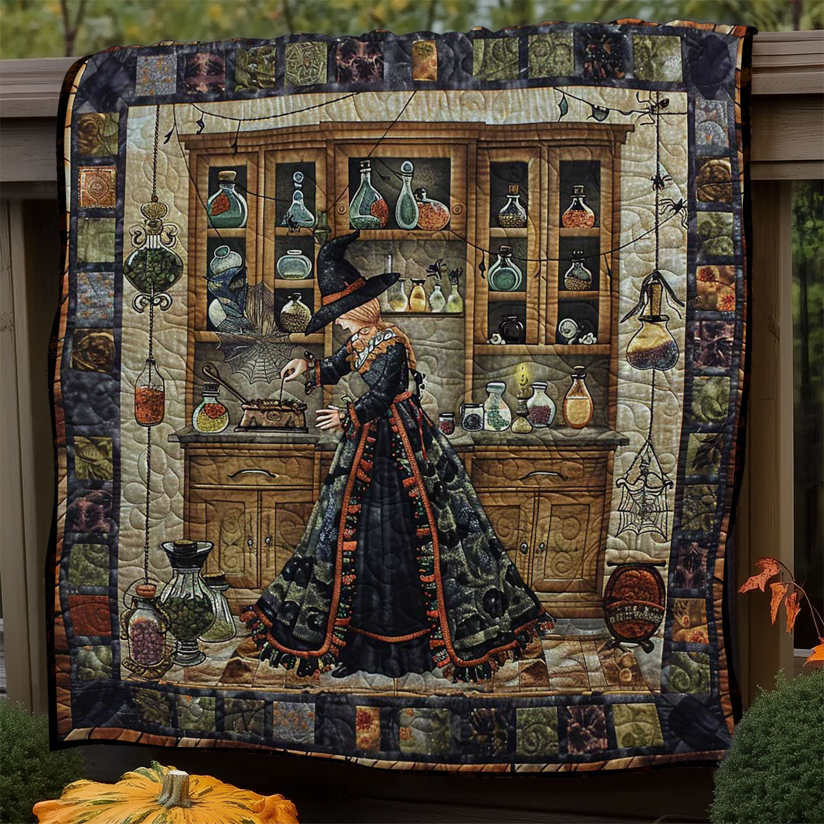 Witch’s Potion WN2808109CL Quilt Blanket