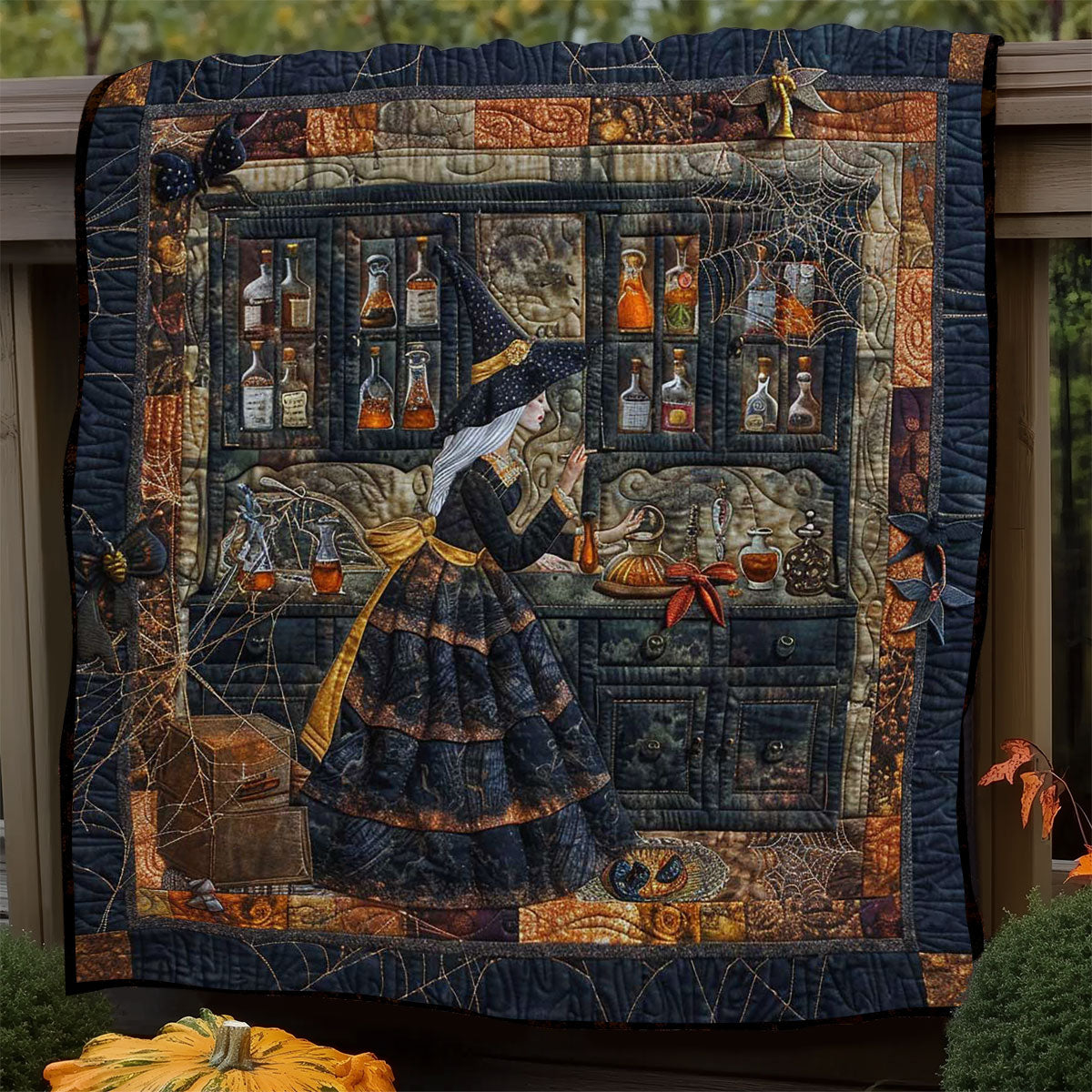 Witch’s Shadowy Spells WN2808113CL Quilt Blanket