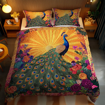 Peacock Elegance WN1102071CL Quilted Bedding Set