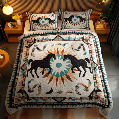 Sacred Horse WN1102078CL Quilted Bedding Set