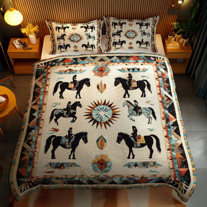 Spirit Horse WN1102080CL Quilted Bedding Set
