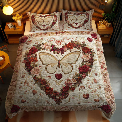 Victorian Butterfly WN1102087CL Quilted Bedding Set