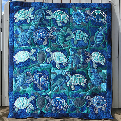 Love Sea Turtles XR0908010CL Quilt Blanket