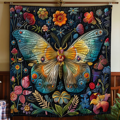Butterfly At The Night WO2908049CL Quilt Blanket