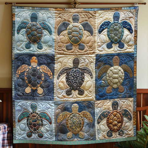 Turtle Serenity XR1409005CL Quilt Blanket