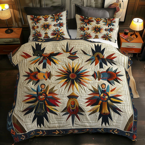 Native American XR1605001CL Quilted Bedding Set