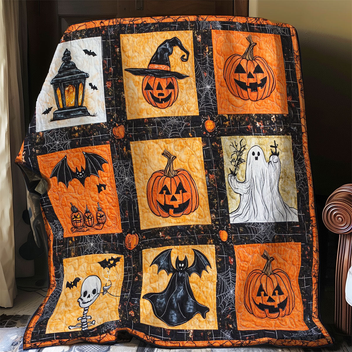 Halloween Memorable WO0508019CL Quilt Blanket