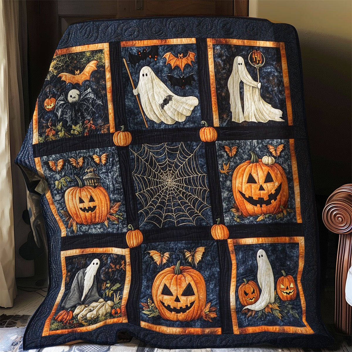 Halloween Mysteries WO0508018CL Quilt Blanket