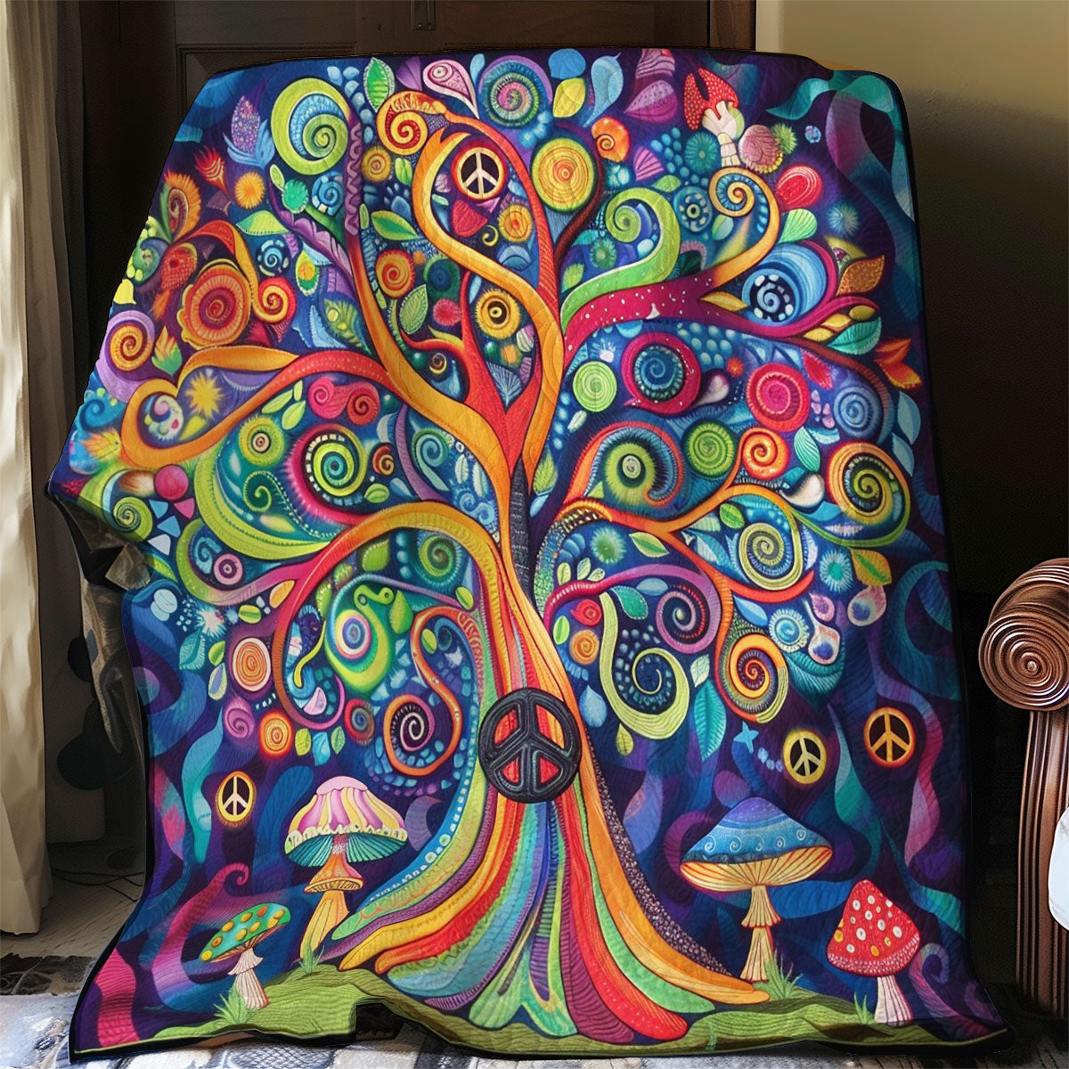 Miracle Tree WO0808008CL Quilt Blanket