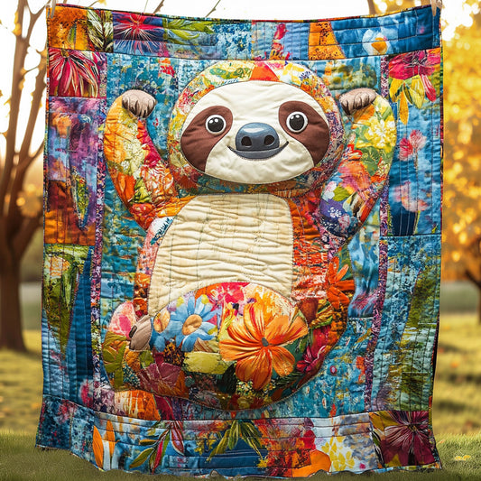 Baby Sloth XR31070047CL Quilt Blanket