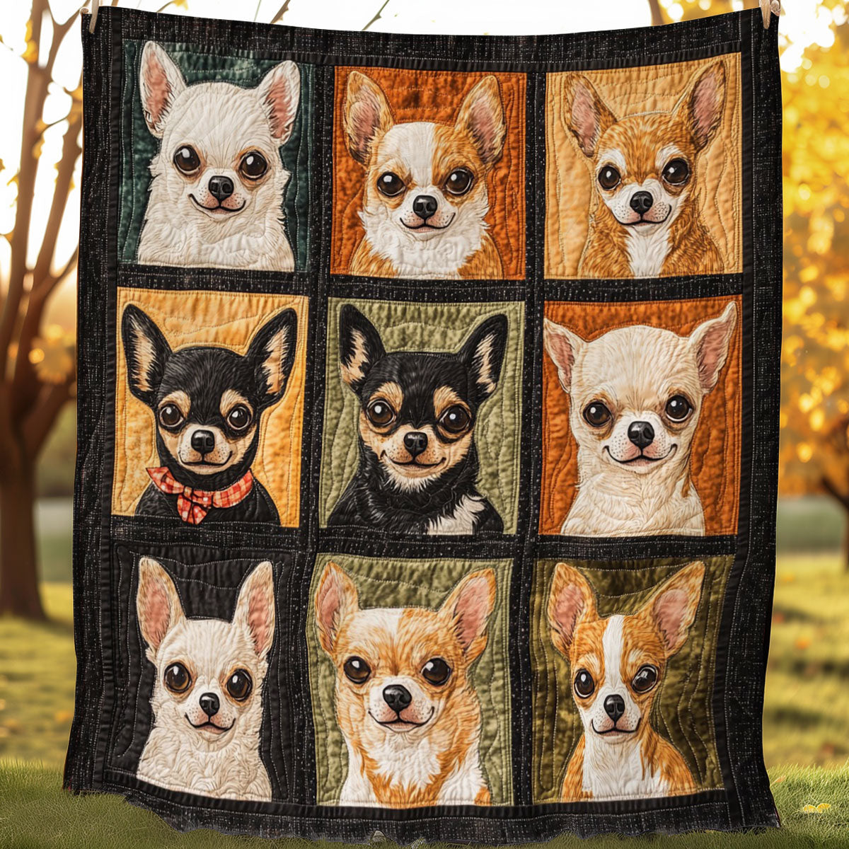 Chihuahua WO0608019CL Quilt Blanket