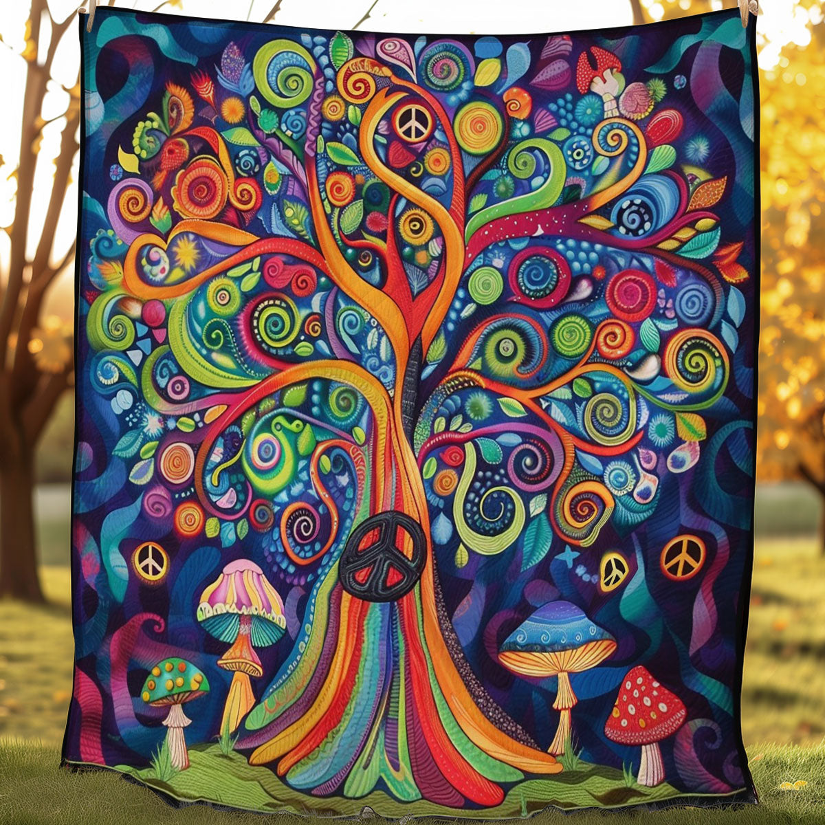 Miracle Tree WO0808008CL Quilt Blanket