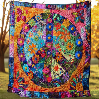 Peace Symbol WO0808007CL Quilt Blanket