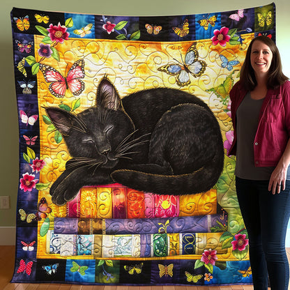 Black Cat Sleep WO3007007CL Quilt Blanket