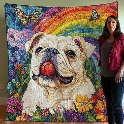 Bulldog WO0208035CL Quilt Blanket