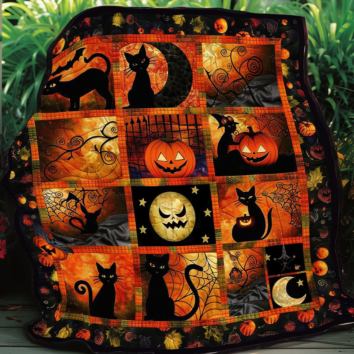 Halloween Haunt WO0808053CL Quilt Blanket