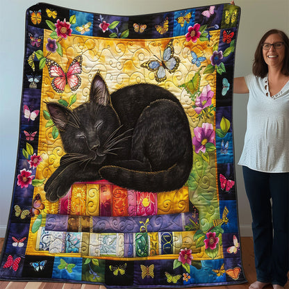 Black Cat Sleep WO3007007CL Quilt Blanket