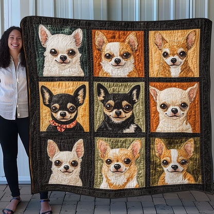 Chihuahua WO0608019CL Quilt Blanket