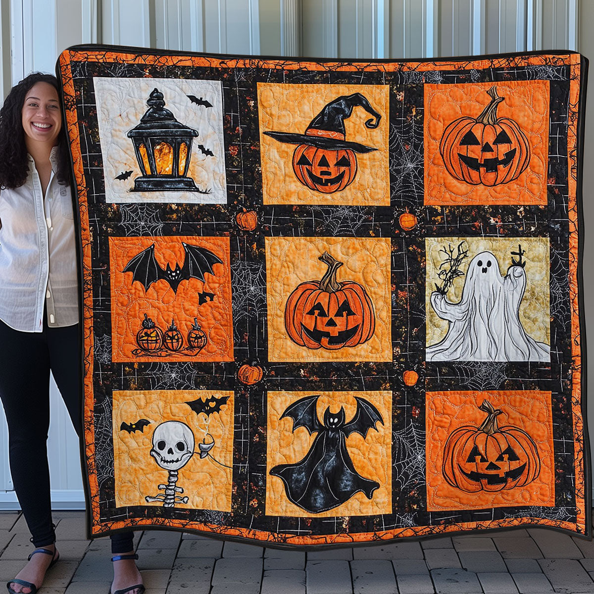 Halloween Memorable WO0508019CL Quilt Blanket