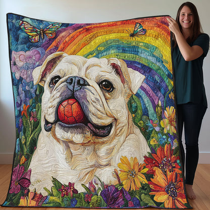 Bulldog WO0208035CL Quilt Blanket