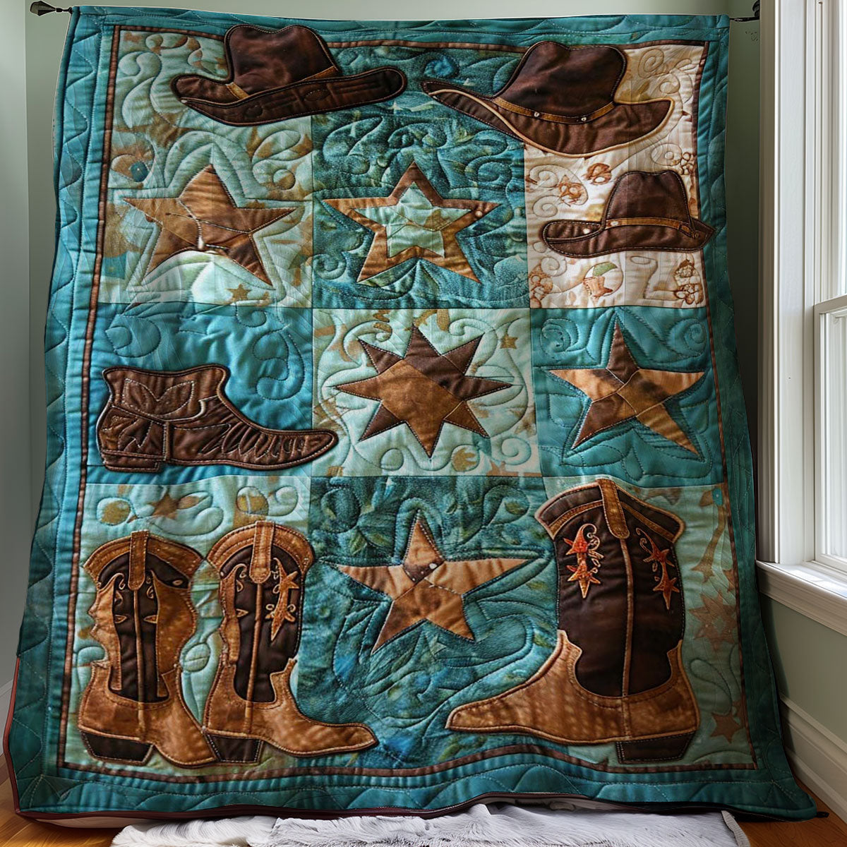 Cowboy WJ1706008CL Quilt Blanket