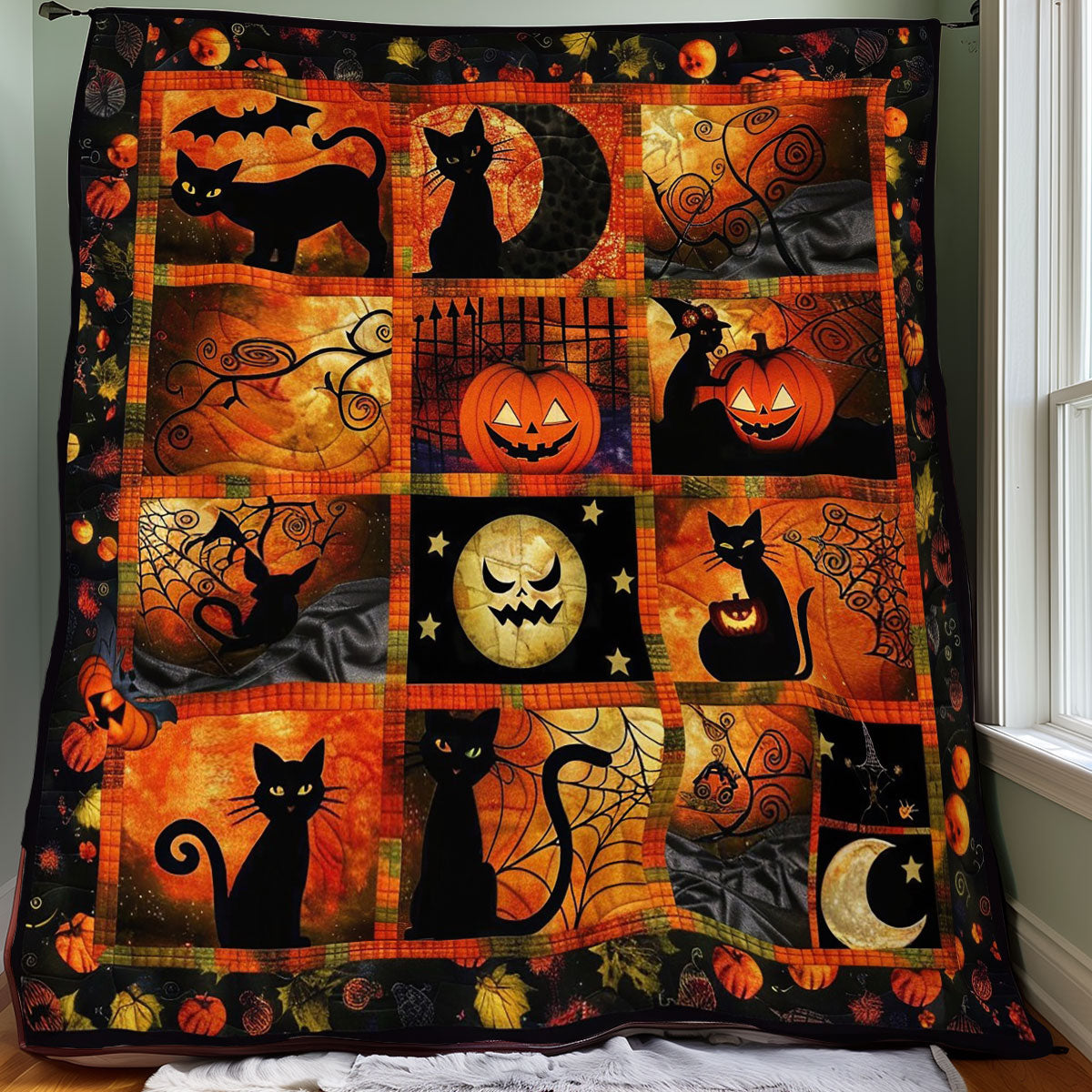 Halloween Haunt WO0808053CL Quilt Blanket