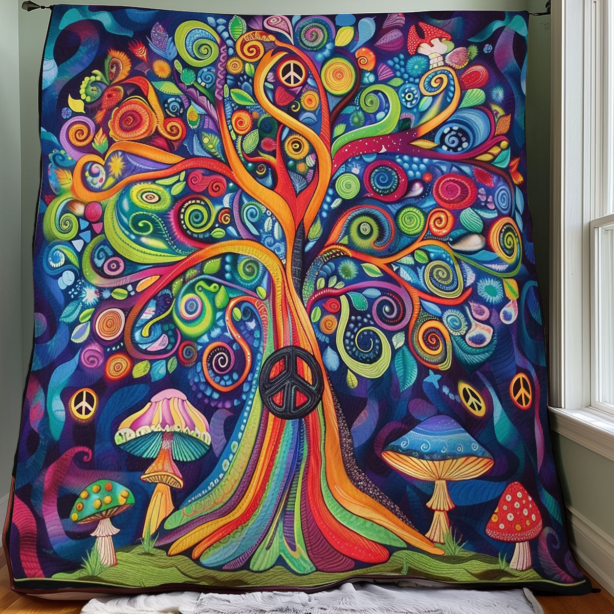 Miracle Tree WO0808008CL Quilt Blanket