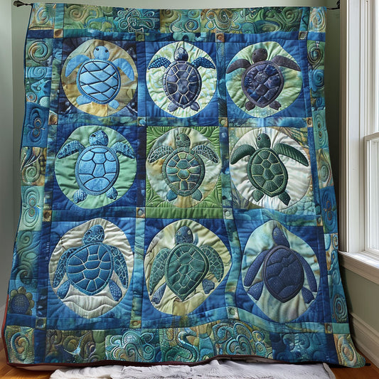Nature Turtle WO0808014CL Quilt Blanket