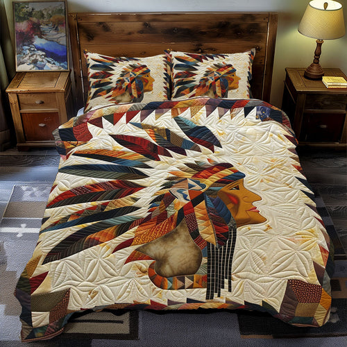 Native American XR1505003CL Quilted Bedding Set