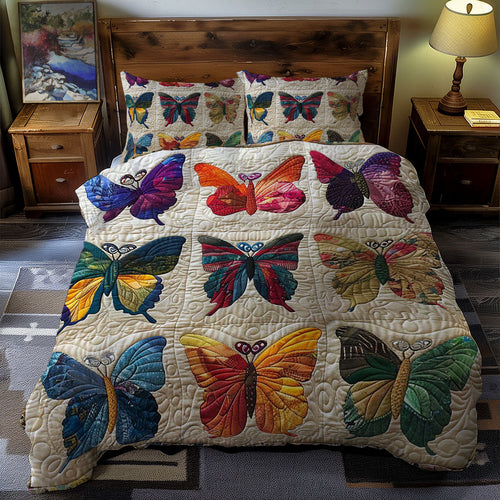 Butterflies WJ1106021CL Quilted Bedding Set
