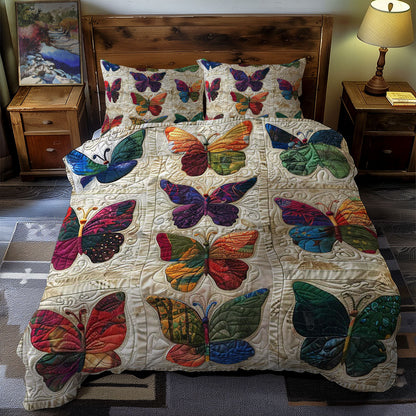 Butterflies WJ1106022CL Quilted Bedding Set