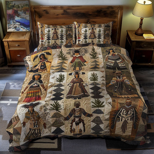 Native American WJ1106027CL Quilted Bedding Set