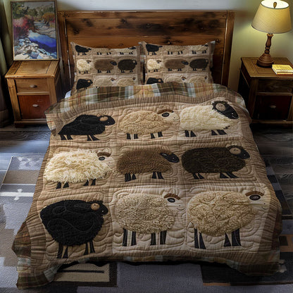 Sheep WJ1706021CL Quilted Bedding Set