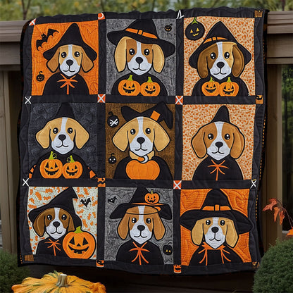 Beagle Halloween XR1908009CL Quilt Blanket