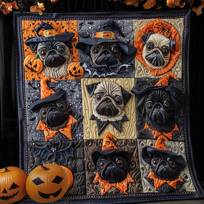 Costume Pugs XR1908027CL Quilt Blanket