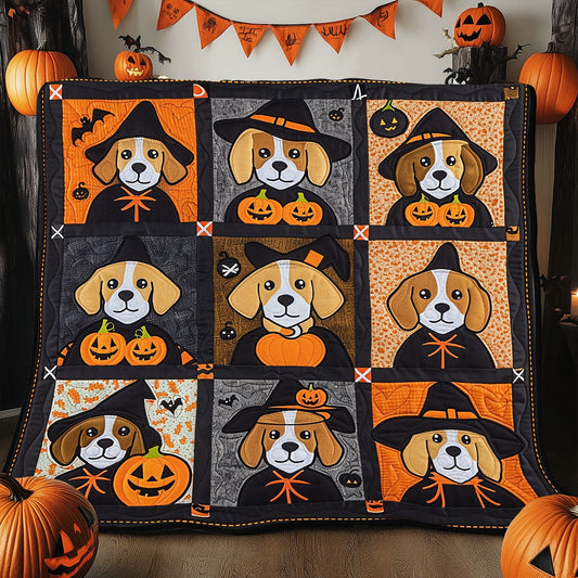 Beagle Halloween XR1908009CL Quilt Blanket
