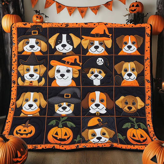 Witch Beagles Love Halloween XR1908015CL Quilt Blanket