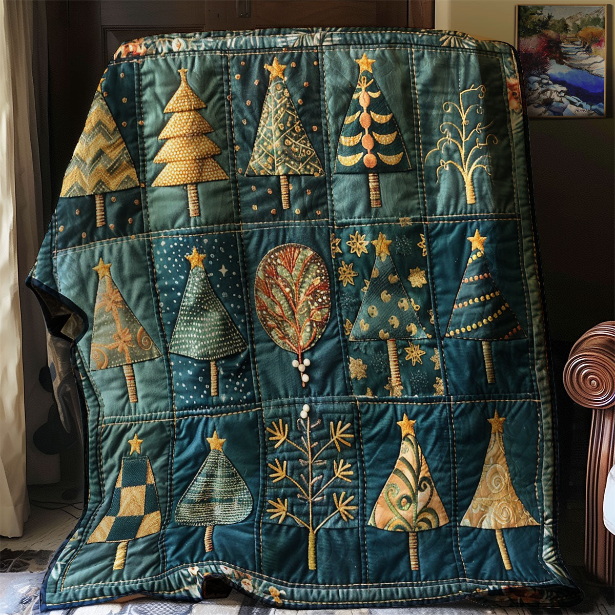 Type Of Noel Tree WM2607001CL Quilt Blanket