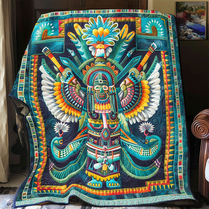 Aztec Divine Guardian WN1709059CL Quilt Blanket