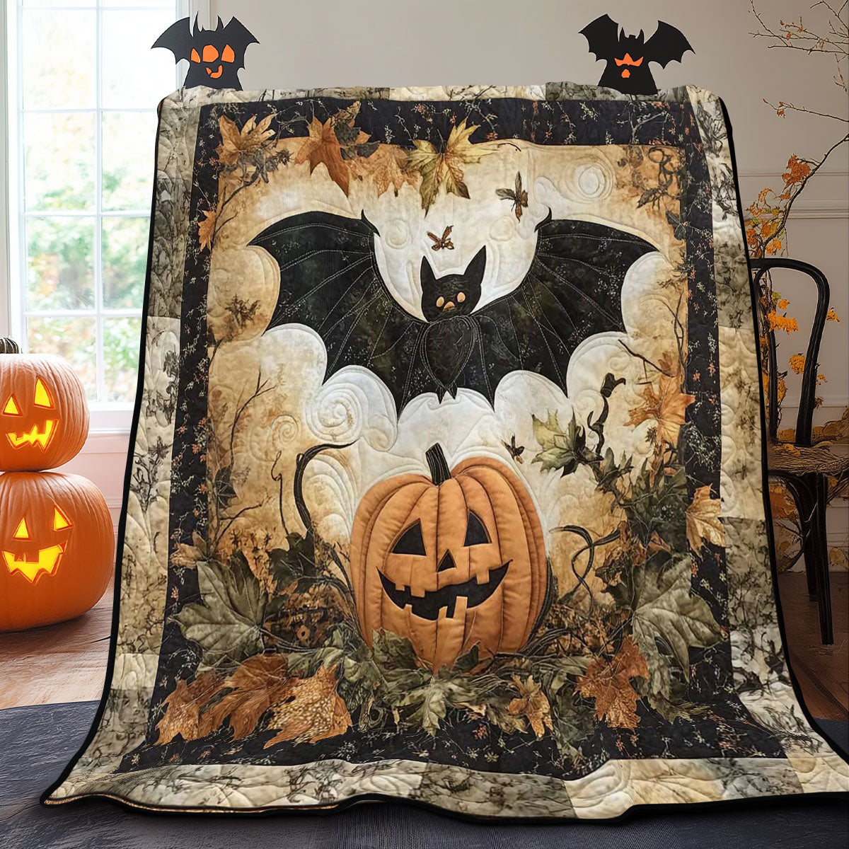 Bat's Halloween WN0308004CL Quilt Blanket