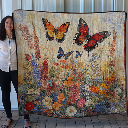 Blossom and Flutter WN0508029CL Quilt Blanket