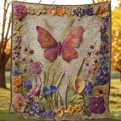 Butterfly Charm WN2108167CL Quilt Blanket