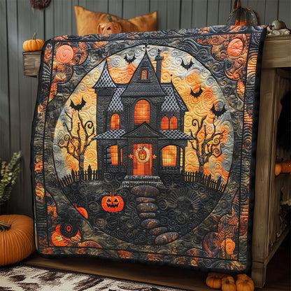Halloween Mystical Mansion SR1508004CL Quilt Blanket