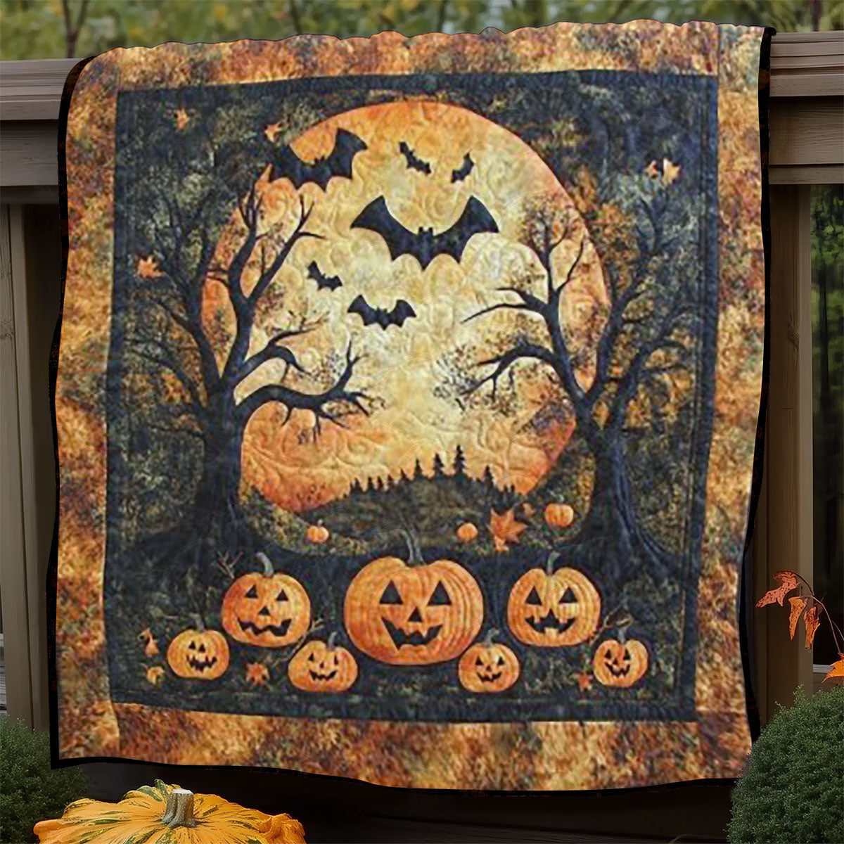 Halloween Night WM0608041CL Quilt Blanket